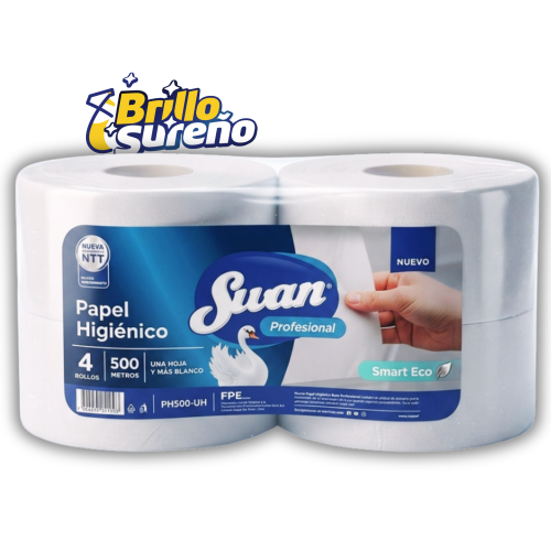 Papel Higiénico Institucional Swan 4 x 500 mts