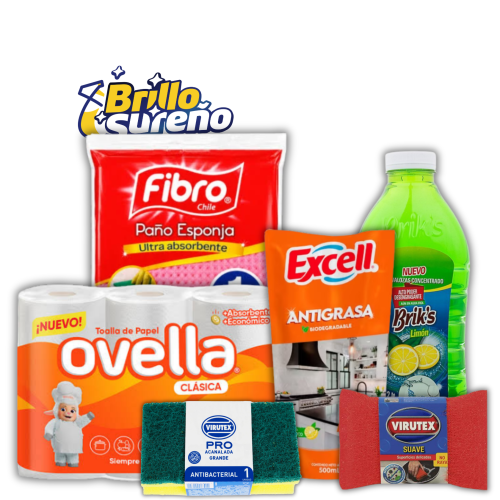 Pack Cocina Limpia Brillo Sureño Infaltable!!!