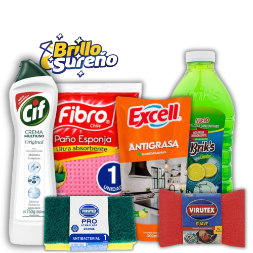 Pack Cocina Brillante Brillo Sureño Insuperable!!!