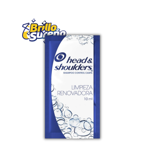 Shampoo Head and Shoulders Limpieza Renovadora 10 ml